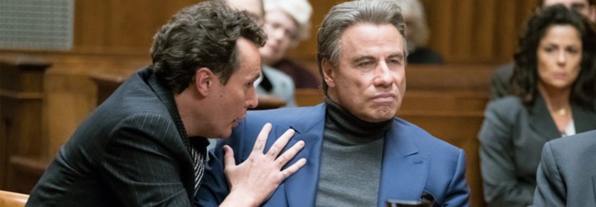 John Travolta and Chris Kerson in Gotti (2018)