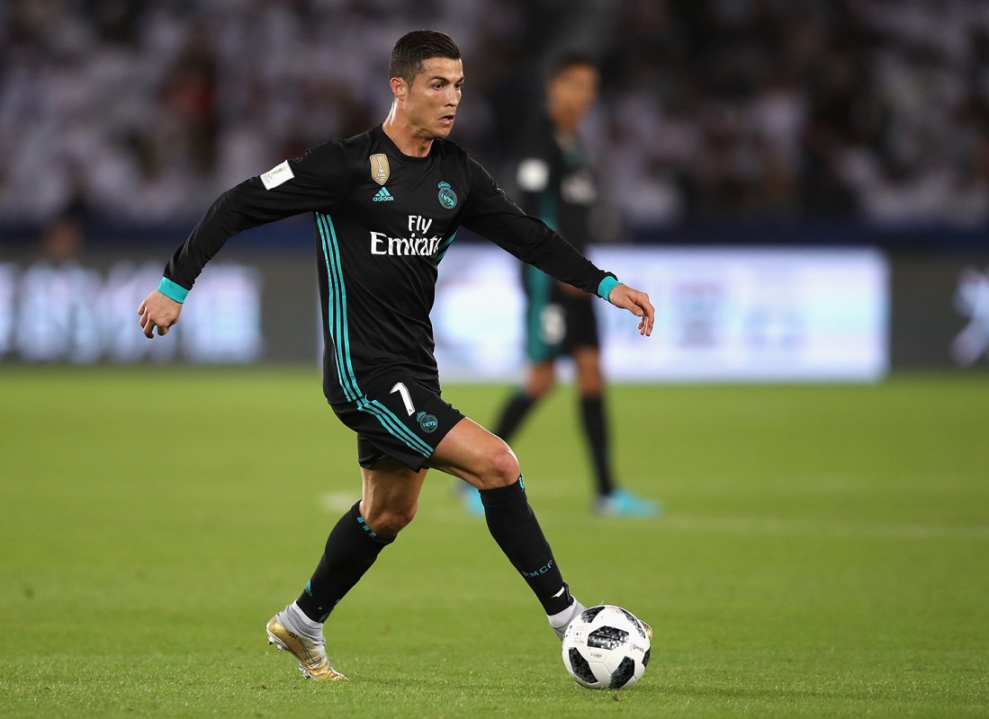 Cristiano Ronaldo is the highest paid athlete in the world. He makes $58 million through salary and winnings and $35 million through endorsements.(Photo by Francois Nel/Getty Images)