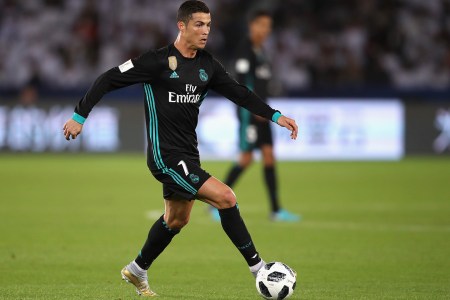 Cristiano Ronaldo is the highest paid athlete in the world. He makes $58 million through salary and winnings and $35 million through endorsements.(Photo by Francois Nel/Getty Images)