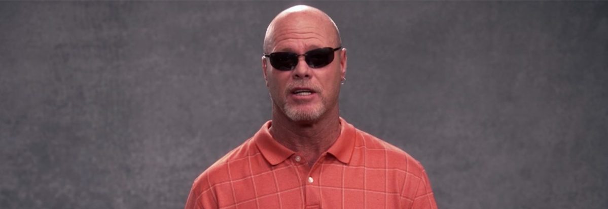 Jim McMahon in Netflix's "Disjointed" ad. (YouTube)