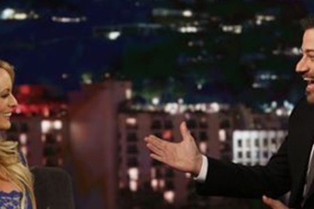 Stormy Daniels on "Jimmy Kimmel Live!" (YouTube)