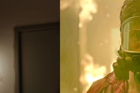 Scenes from The Assassination of Gianni Versace: American Crime Story and Waco (FX and Paramount Studio.)