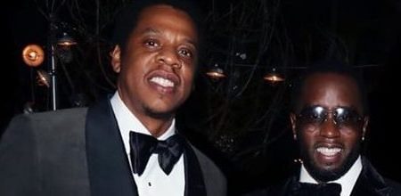 Diddy and Jay-Z at Catch Roof (Shareif Ziyadat via Instagram @shareifz)