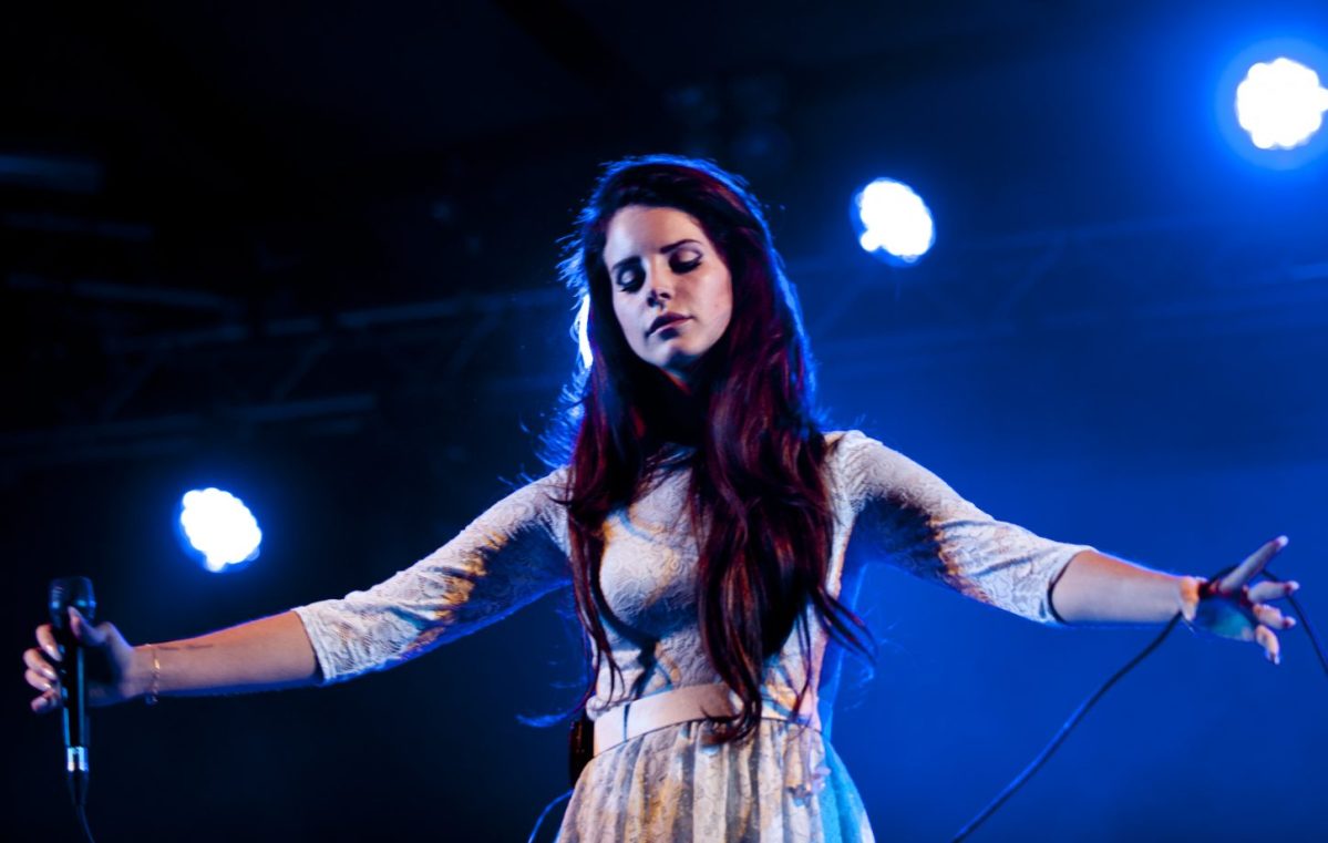 SOUTHWOLD, UNITED KINGDOM - JULY 13: Lana Del Ray performs at the Latitude Festival at Henham Park Estate on July 13, 2012 in Southwold, United Kingdom. (Photo by Nick Pickles/WireImage)