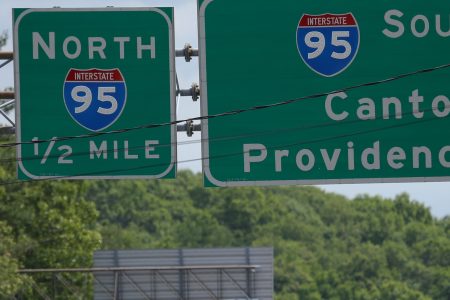 WESTWOOD, MA - JUNE 26: Readers have e-mailed to say they're mad the Route 109 overpass over I-95/Rt. 128 project is taking long, and that they feel like they never see construction workers out there. (Photo by David L. Ryan/The Boston Globe via Getty Images)