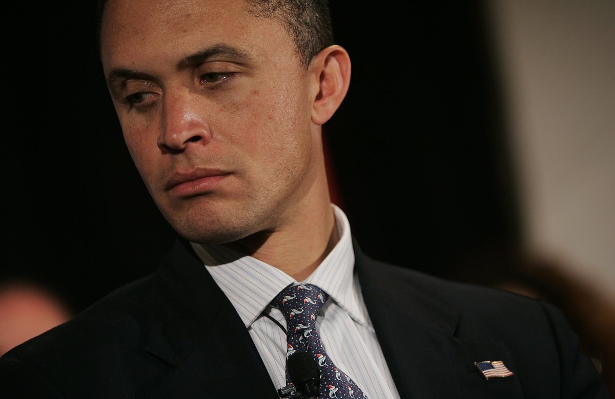 Then Rep. Harold Ford Jr. (D-TN) attends a health care forum at Meharry Medical College November 4, 2006 in Nashville, Tennessee. Ford faces Republican Bob Corker in the upcoming midterm election.  (Photo by Chris Hondros/Getty Images)