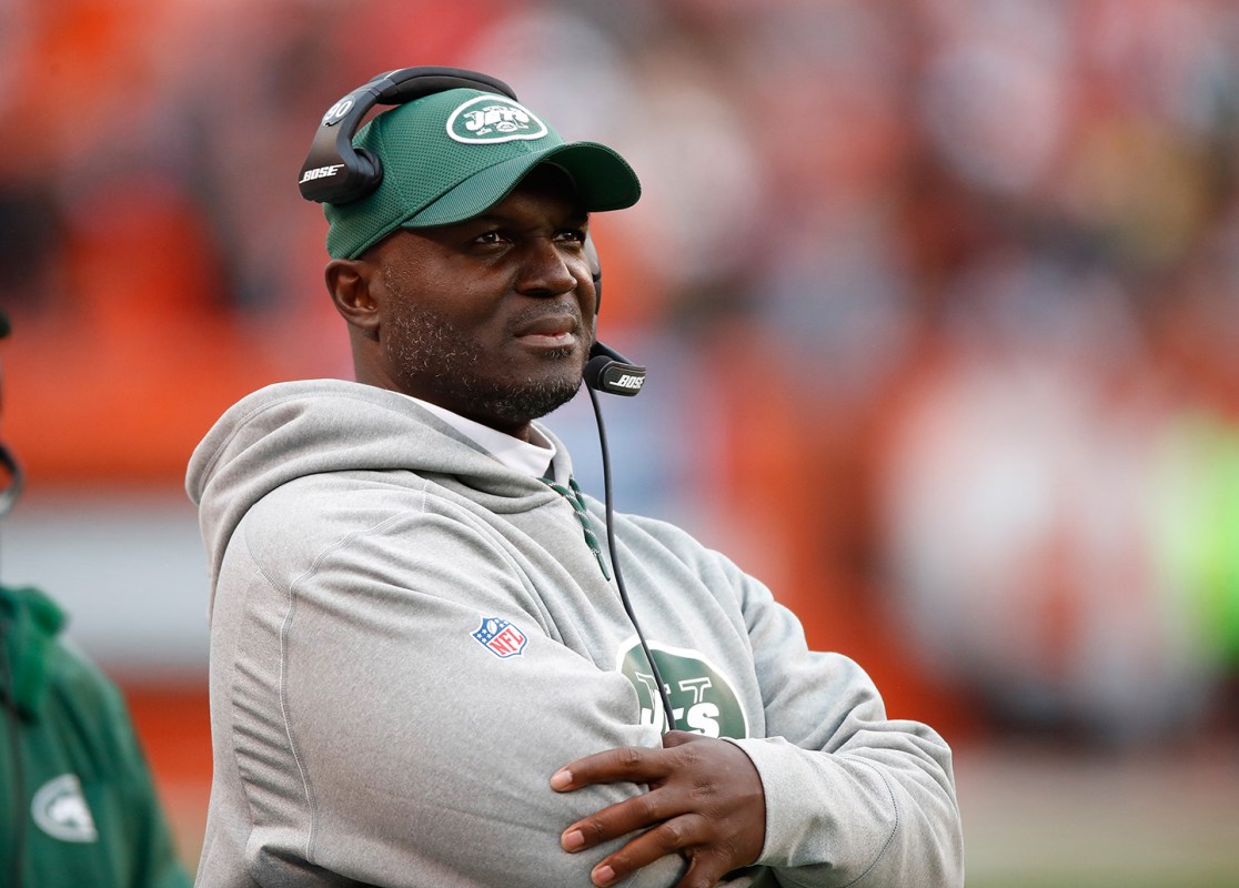 Will stay: Head coach Todd Bowles of the New York Jets. Here, he looks on during the fourth quarter against the Cleveland Browns at FirstEnergy Stadium on October 30, 2016 in Cleveland, Ohio. (Photo by Gregory Shamus/Getty Images)