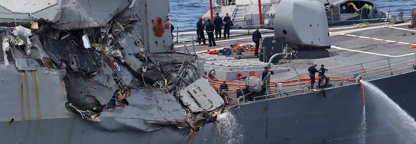 U.S. Navy Filing Negligent Homicide Charges in Two Asia Ship Collisions