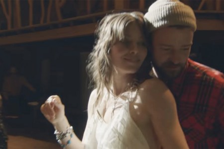 Justin Timberlake and Jessica Biel in "Man of the Woods." (YouTube)