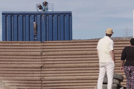 The Daily Show correspondents taking a look at the progress on President Trump's border wall between the United States and Mexico. (YouTube)