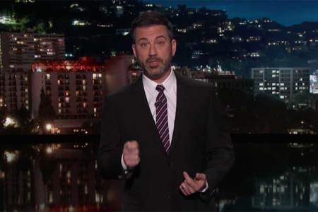 Jimmy Kimmel speaking about Florida shooting survivors (YouTube)