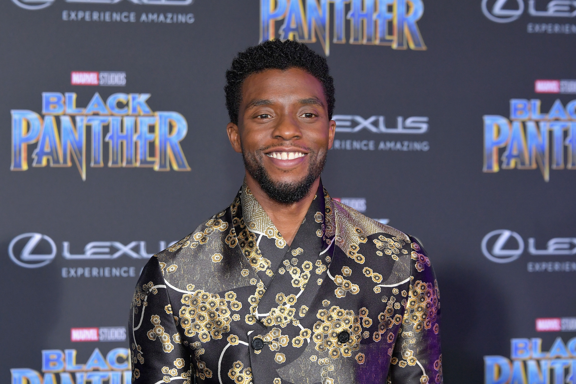 Actor Chadwick Boseman attends the premiere of Disney and Marvel's "Black Panther" at Dolby Theatre on January 29, 2018 in Hollywood, California.  (Photo by Neilson Barnard/Getty Images)