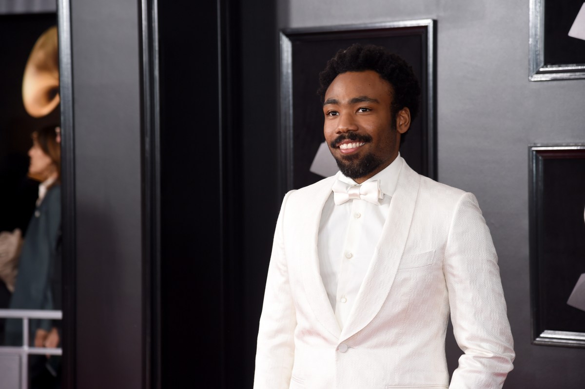 Recording artist Donald Glover aka Childish Gambino attends the 60th Annual GRAMMY Awards at Madison Square Garden on January 28, 2018 in New York City.  (Jamie McCarthy/Getty Images)