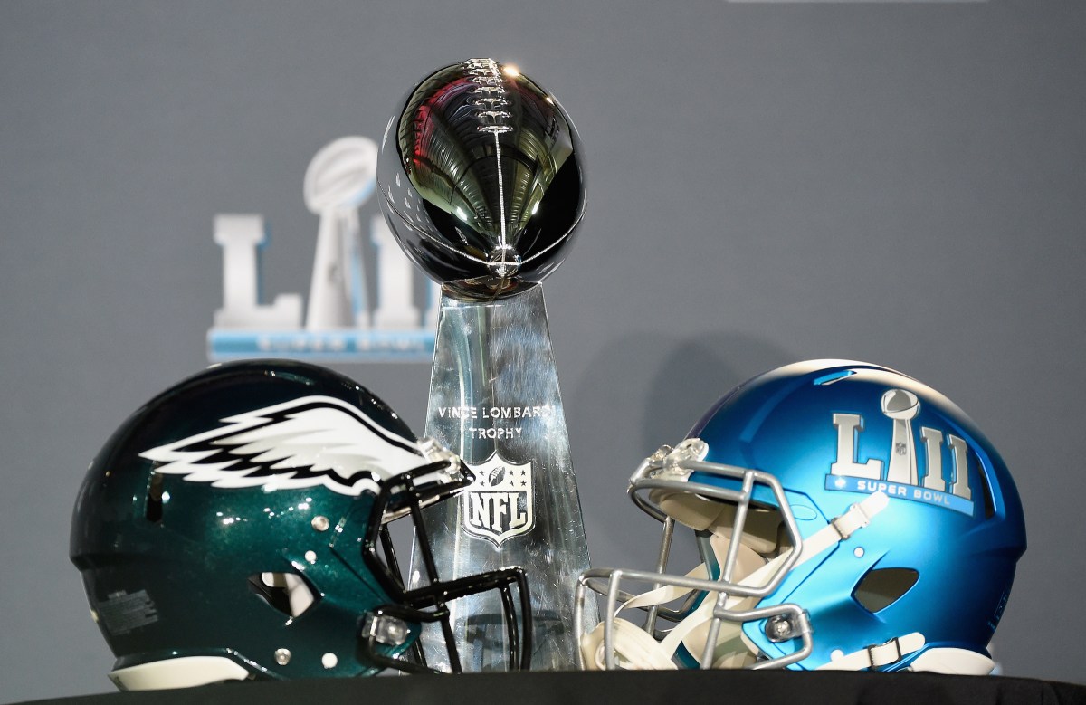 The Vince Lombardi Trophy is seen during Super Bowl LII media availability on February 5, 2018 at Mall of America in Bloomington, Minnesota. The Philadelphia Eagles defeated the New England Patriots in Super Bowl LII 41-33 on February 4th. (Photo by Hannah Foslien/Getty Images)