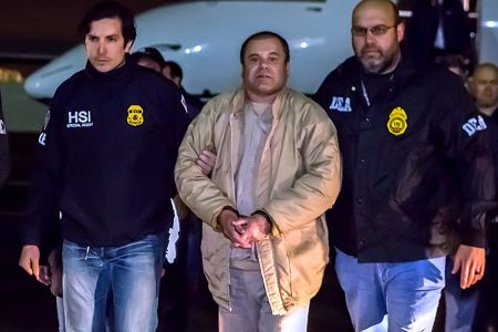 Joaquin "El Chapo" Guzman Loera in custody