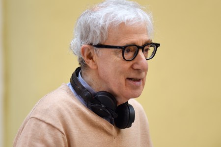 Woody Allen seen at a film set in Manhattan on  September 11, 2017 in New York City.  (Photo by Robert Kamau/GC Images)
