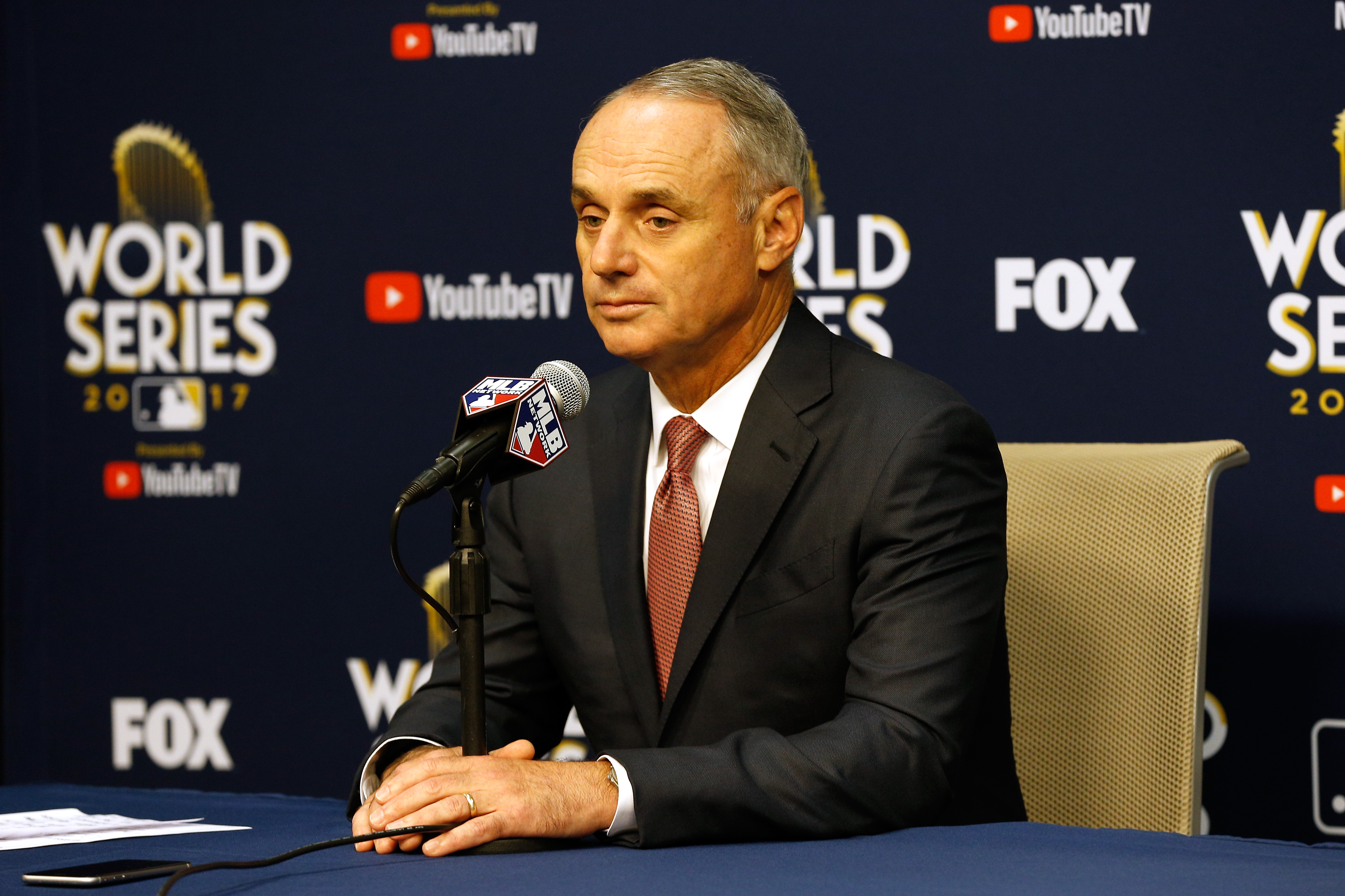 MLB commissioner Rob Manfred