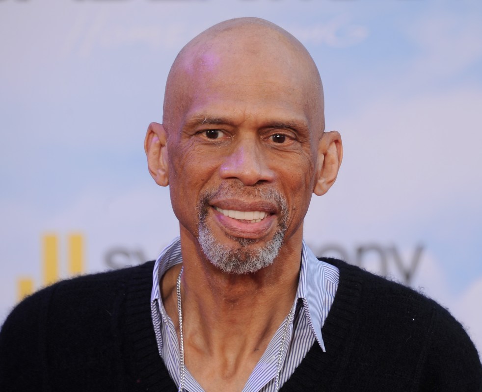 Kareem Abdul-Jabbar arrives at the premiere of Columbia Pictures' "Spider-Man: Homecoming" at TCL Chinese Theatre on June 28, 2017 in Hollywood, California.  (Photo by Gregg DeGuire/WireImage)
