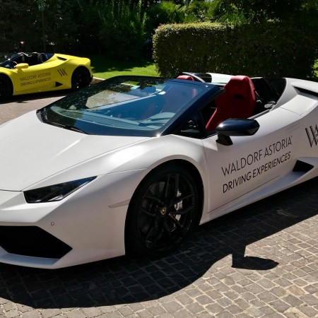 The Waldorf Astoria Lets You Drive a Lamborghini Through Rome