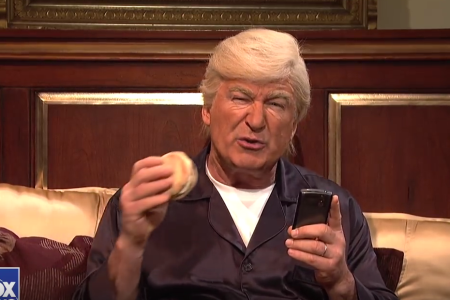 Alec Baldwin as President Donald Trump ("Saturday Night Live"/YouTube)
