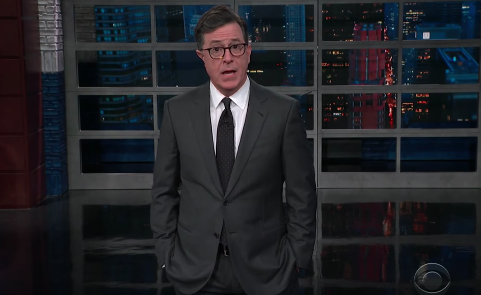 Stephen Colbert talks Rob Porter's firing. (YouTube)