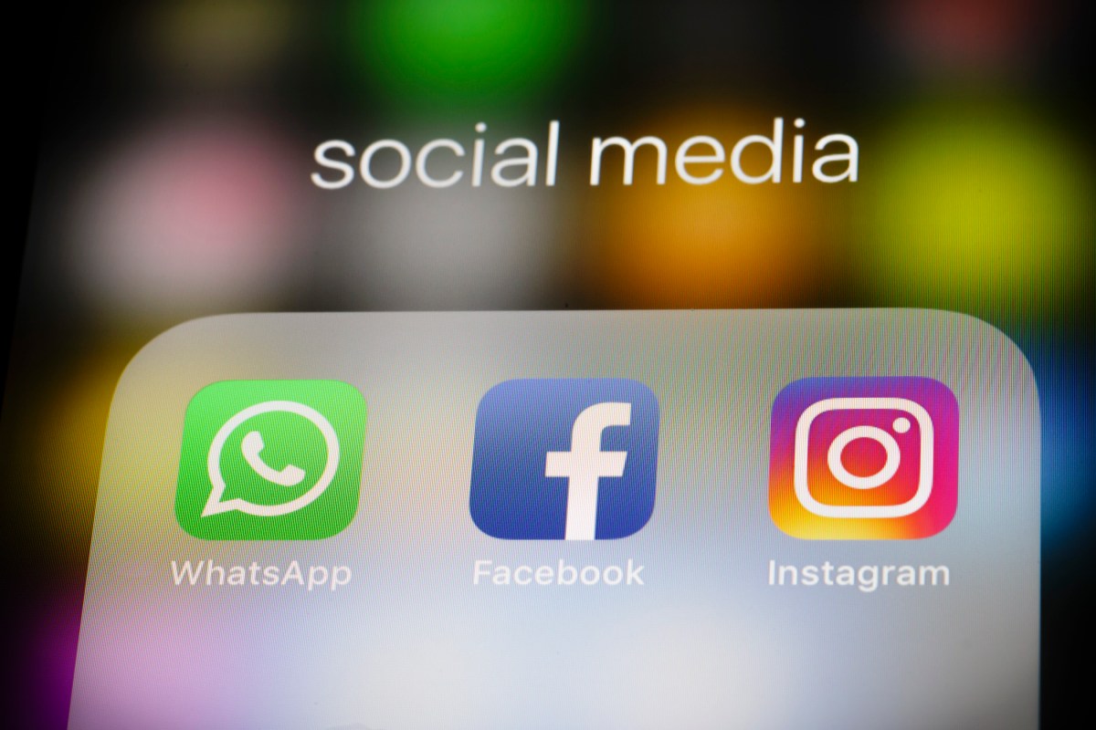 In this photo illustration the apps of social media networks WhatsApp, Facebook, and Instagram are displayed on a smartphone on February 12, 2018 in Berlin, Germany. (Photo Illustration by Thomas Trutschel/Photothek via Getty Images)