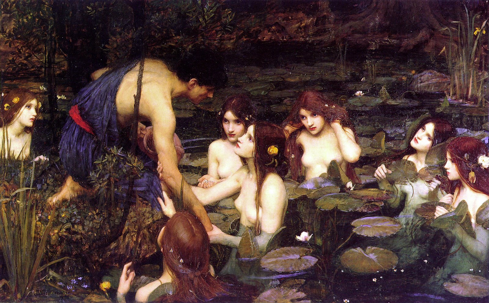 “Hylas and the Nymphs,”