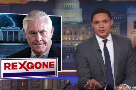 Trevor Noah's "Daily Show" coverage of Rex Tillerson's ousting. (YouTube)
