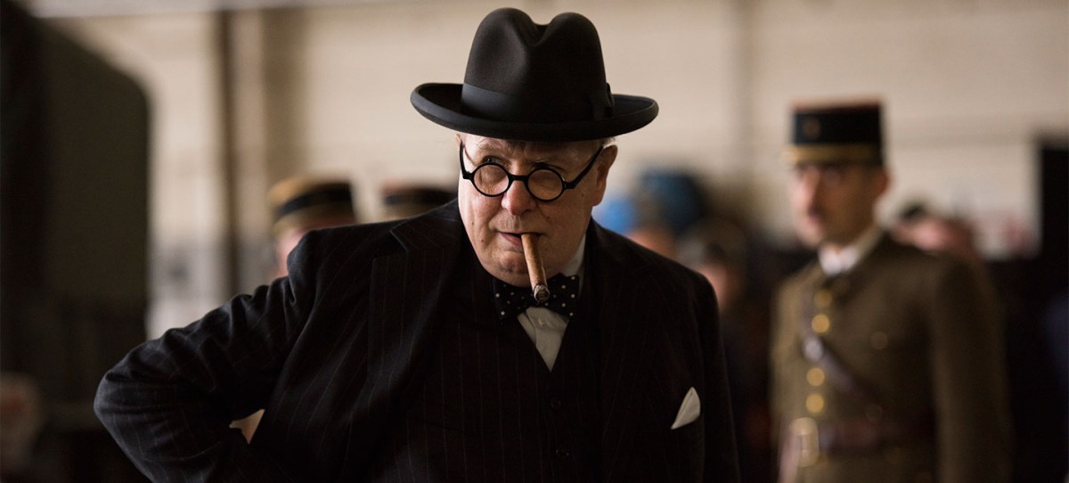 Gary Oldman as Winston Churchill in 'Darkest Hours' (Focus Features) 