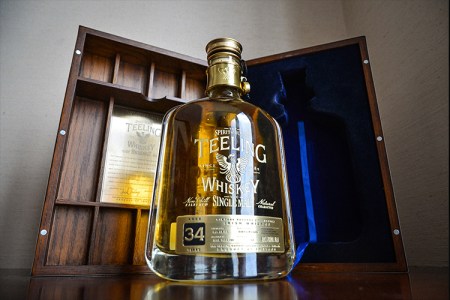 The rarest Irish single malt in the world, this exclusive bottle of Teeling Whiskey goes for $5,000. (Diana Crandall/RealClearLife)