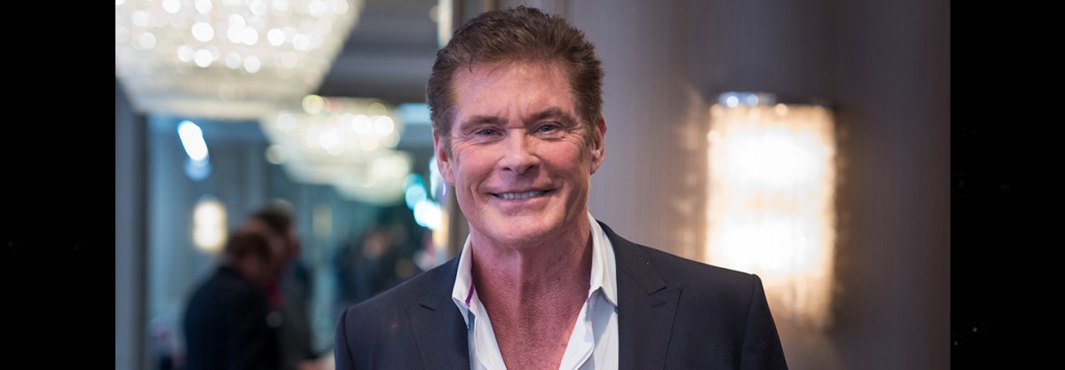Actor David Hasselhoff attends The Hollywood Radio And Television Society Presents The Newsmaker Luncheon Series: A Moment In Time: Must See TV at the Beverly Wilshire Four Seasons Hotel on February 7, 2017 in Beverly Hills, California.  (Photo by Greg Doherty/Getty Images)