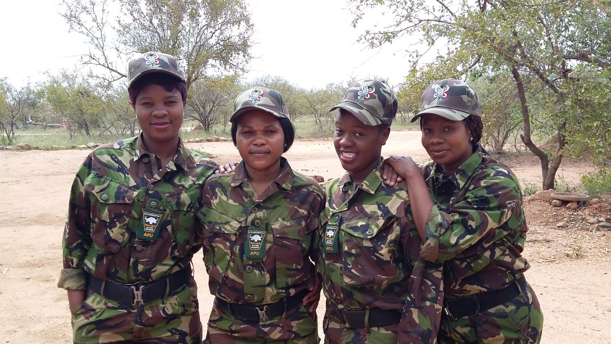 Female members of Black Mamba Anti-Poaching Unit (Courtesy of the Black Mambas)