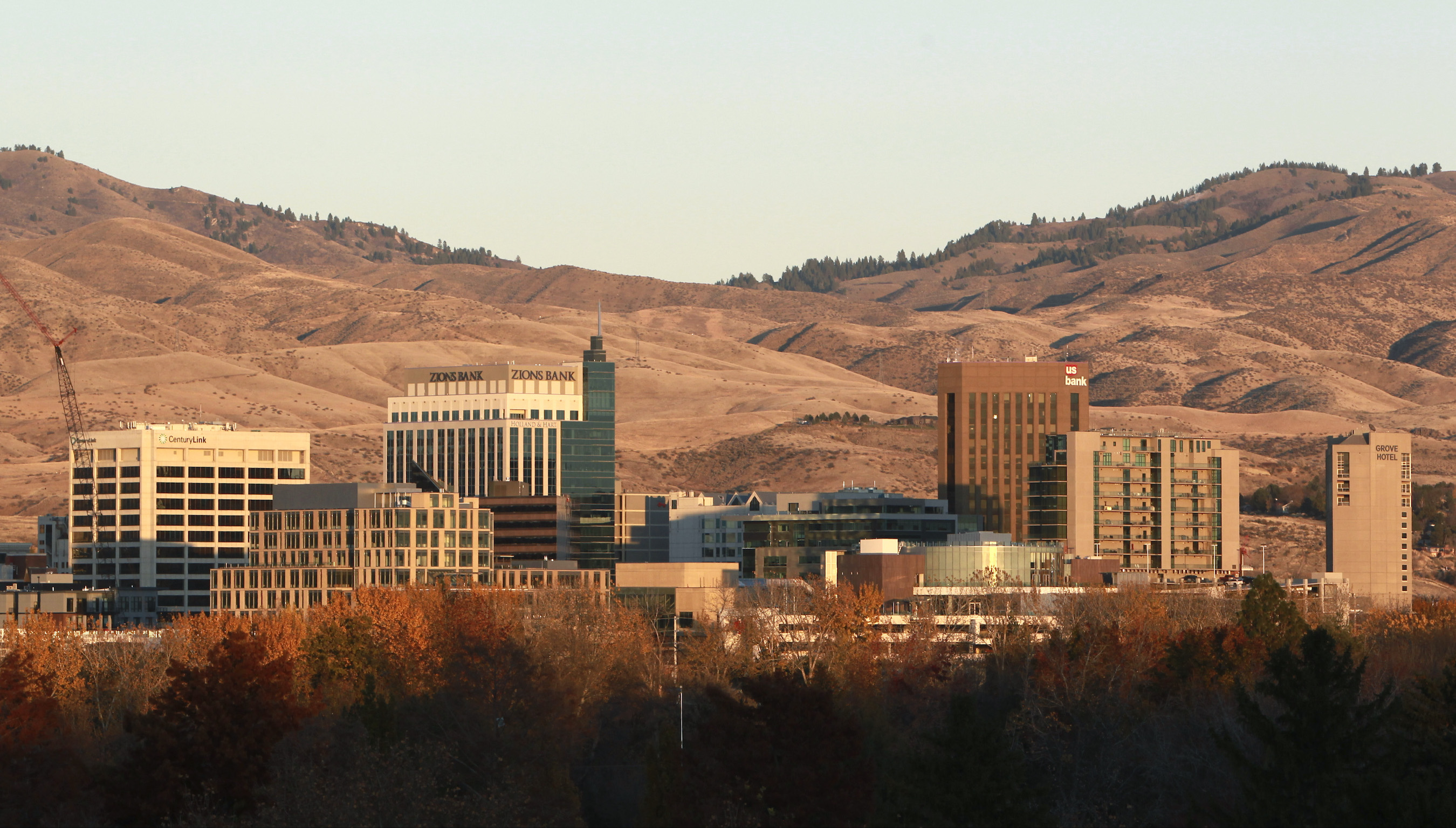 The downtown Boise skyline. (Photo by Joe Jaszewski for The Washington Post via Getty Images)