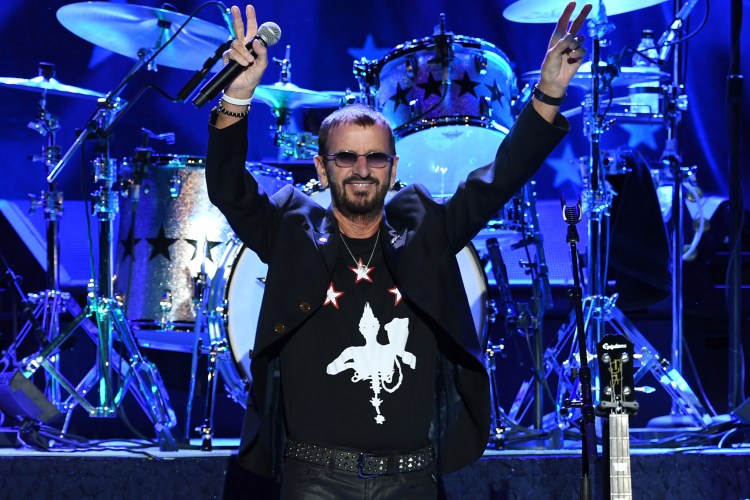 Recording artist Ringo Starr performs at Hollywood Resort & Casino in Las Vegas. (Photo by Denise Truscello/WireImage)