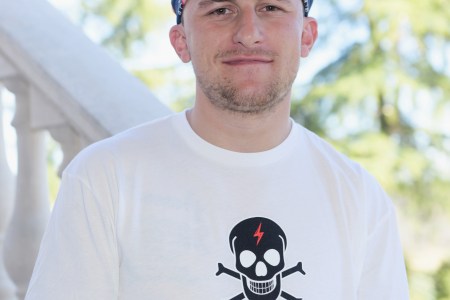 Johnny Manziel attends ChaCha The Wave And Jamie Foxx Foundation's 1st Annual Charity Celebrity Basketball Game at Private Residence on February 17, 2018 in Los Angeles, California.  (Photo by Tara Ziemba/Getty Images)