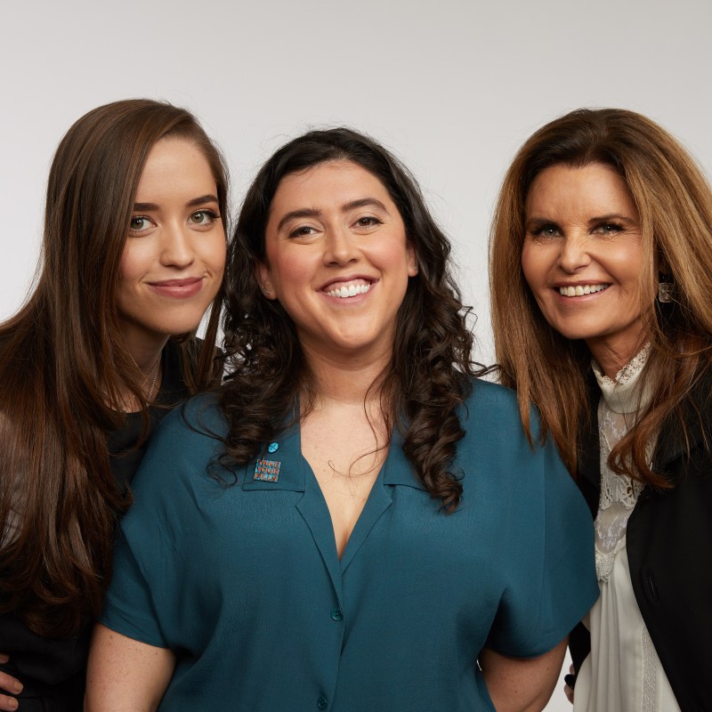 Executive Producer Christina Schwarzenegger, Director Alison Klayman and Executive Producer Maria Shriver from the film Take Your Pills.