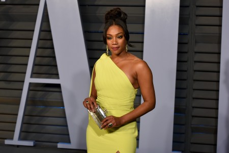 Tiffany Haddish attends the 2018 Vanity Fair Oscar Party Hosted By Radhika Jones - Arrivals at Wallis Annenberg Center for the Performing Arts on March 4, 2018 in Beverly Hills, CA.  (Presley Ann/Patrick McMullan via Getty Images)
