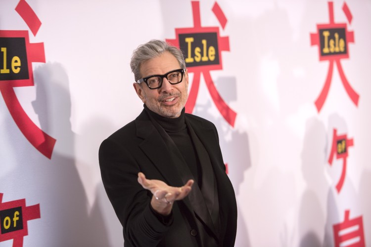 NEW YORK, NY - MARCH 20:  Jeff Goldblum attends the "Isle of Dogs" New York Screening at Metropolitan Museum of Art on March 20, 2018 in New York City.  (Photo by Steven Ferdman/Patrick McMullan via Getty Images)