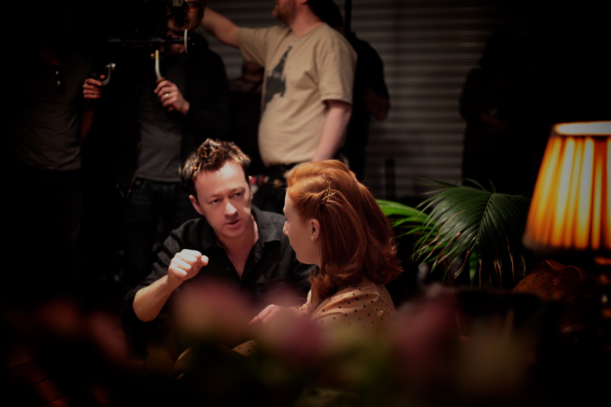 James Hughes directing "The Inuring." (Photos courtesy James Hughes)