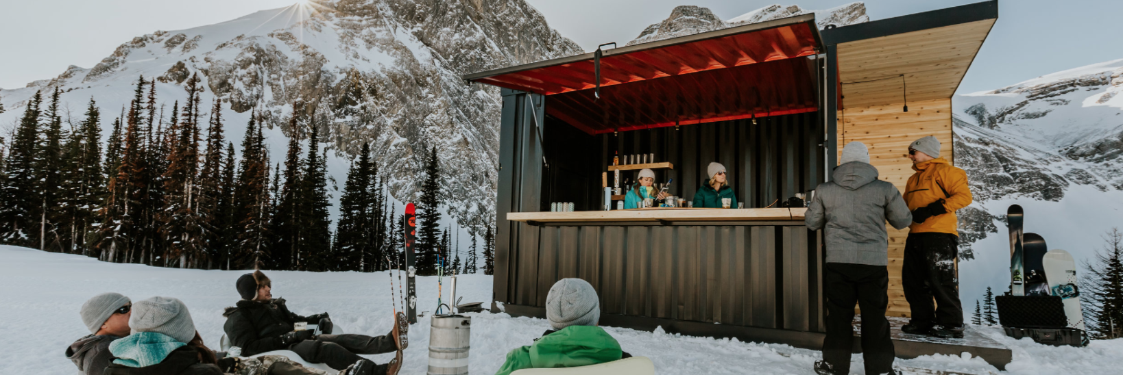 A Shipping Container Bar Would Really Tie Your Man Cave Together
