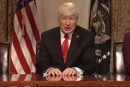 Alec Baldwin returns as Donald Trump in this Saturday's episode of 'SNL' (NBC)