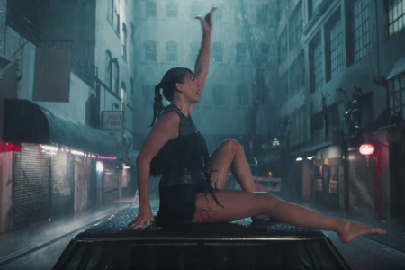 Taylor Swift dancing in "Delicate.' (YouTube)