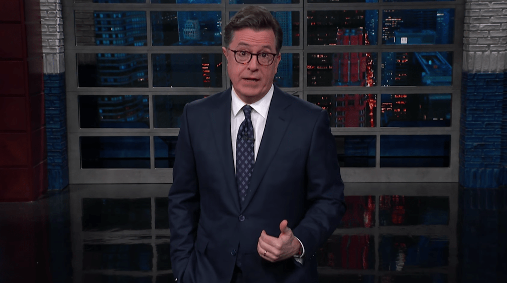 Stephen Colbert talks about President Trump and Stormy Daniels. (March 12, 2018. CBS/YouTube)