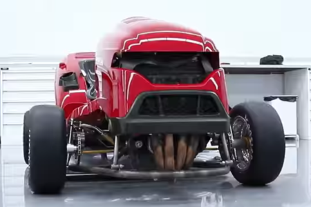 The Honda Mean Mower Mk. 2. (HondaVideo)
