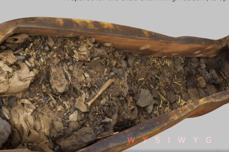 The coffin of Mer-Neith-it-es (Nicholson Museum)