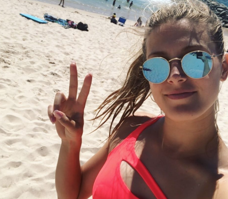 Genie Bouchard (via @geniebouchard on Instagram)