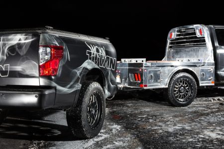 Smokin’ TITAN will be on display in Indianapolis March 7-9 at the 2018 Work Truck Show, the largest work truck event in North America. (Nissan)