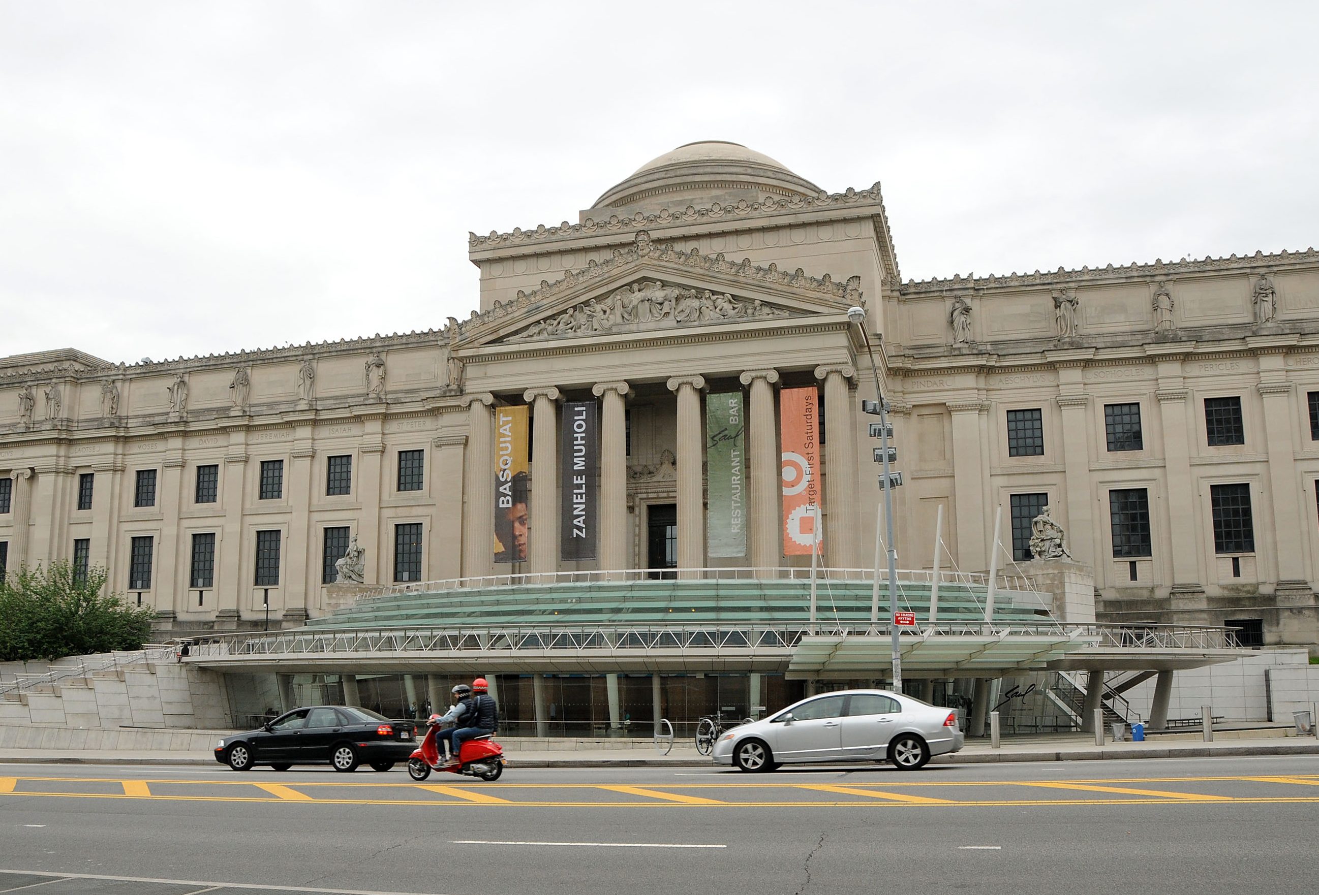 Exterior view of the Brooklyn Museum in New York City.  (Photo by Desiree Navarro/WireImage)