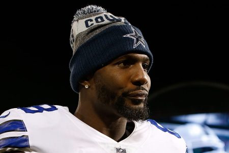 Dez Bryant #88 of the Dallas Cowboys leaves the field after a win against the Oakland Raiders at Oakland-Alameda County Coliseum on December 17, 2017 in Oakland, California. (Photo by Lachlan Cunningham/Getty Images)