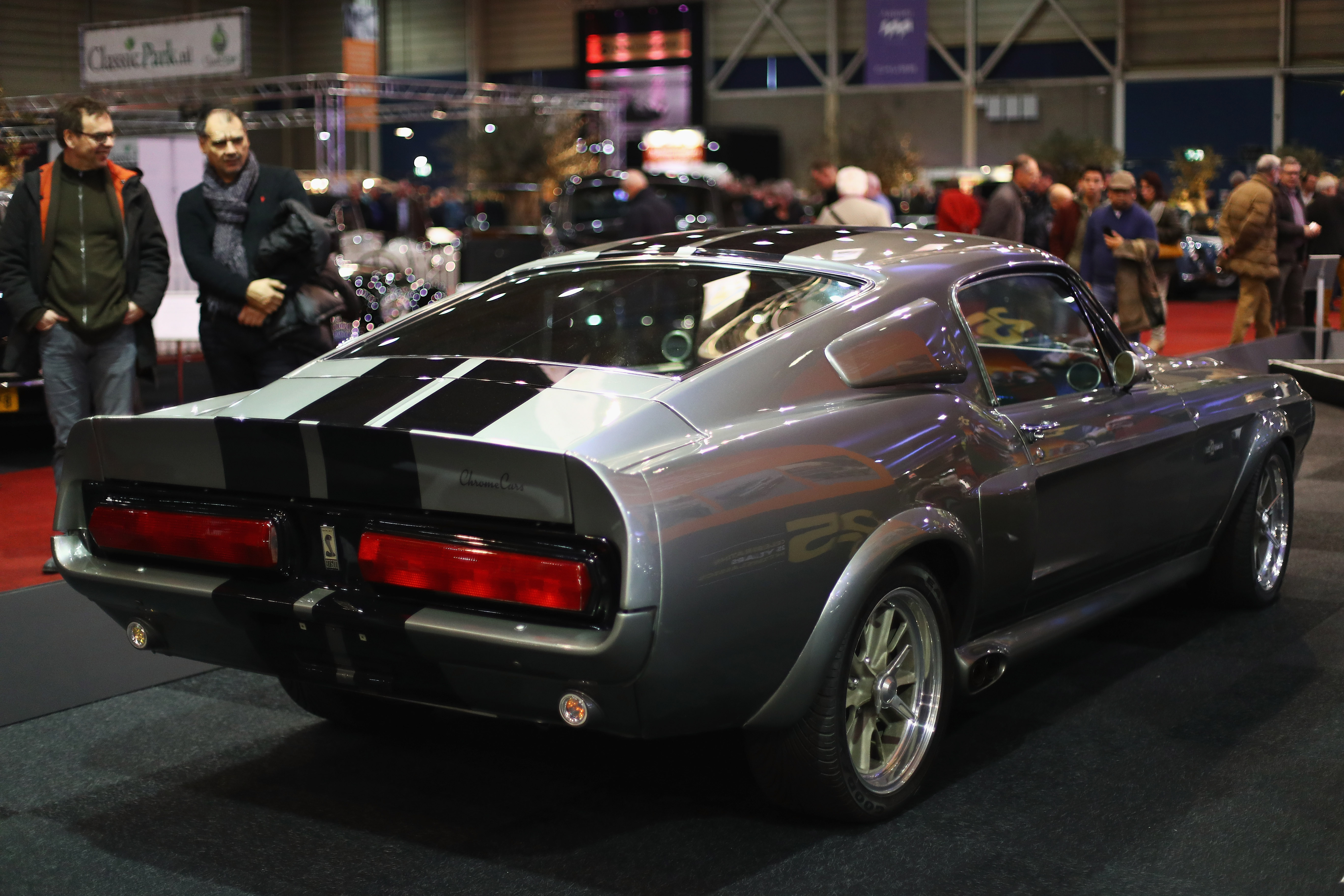 A detailed view of the 1967 Ford Shelby Mustang GT500 know as Eleanor from the movie or Hero Car in, Gone in 60 Seconds during the 25th edition of InterClassics Maastricht held at MECC Halls on January 12, 2018 in Maastricht, Netherlands. Exhibitors and participants will be showing classic cars, engines, restoration equipment and supplies, new and used accessories, interiors, maintenance materials, literature, models, objects of art with the theme "classic race cars" plus club stands and museum representation.  (Photo by Dean Mouhtaropoulos/Getty Images)